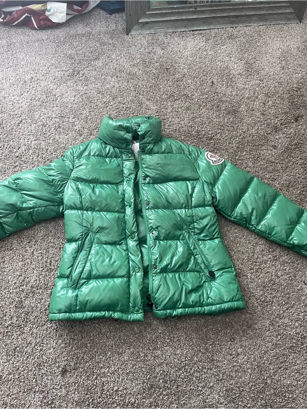 Moncler women’s Green Puffer Jacket - Lightweight Warmth